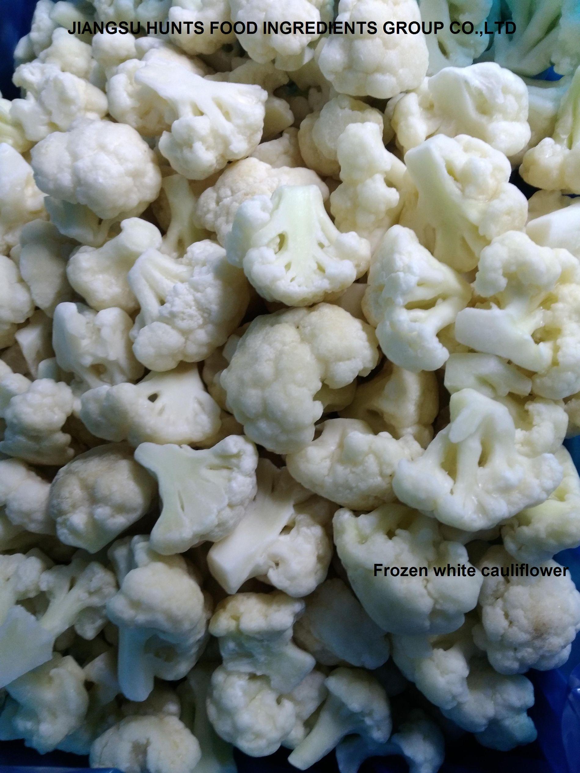 Frozen white cauliflower